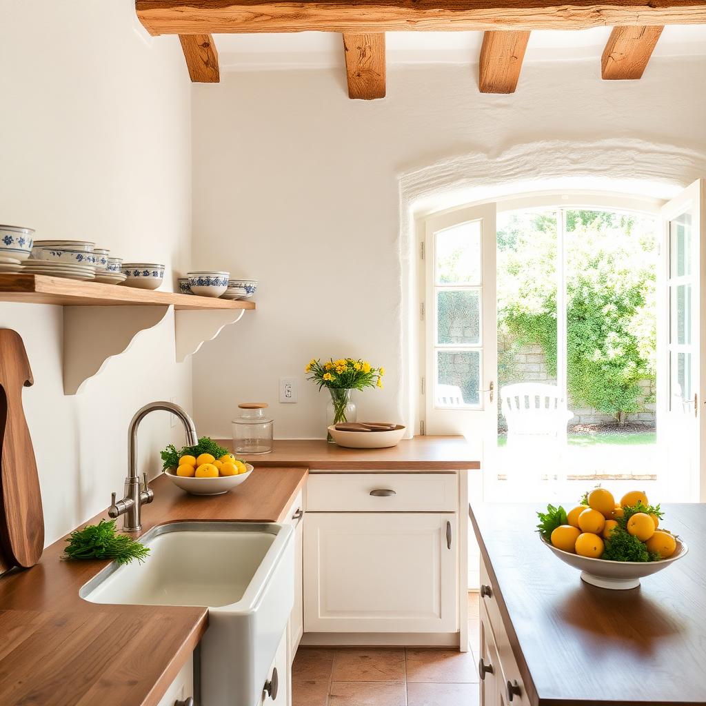 Kitchen with coffee bar