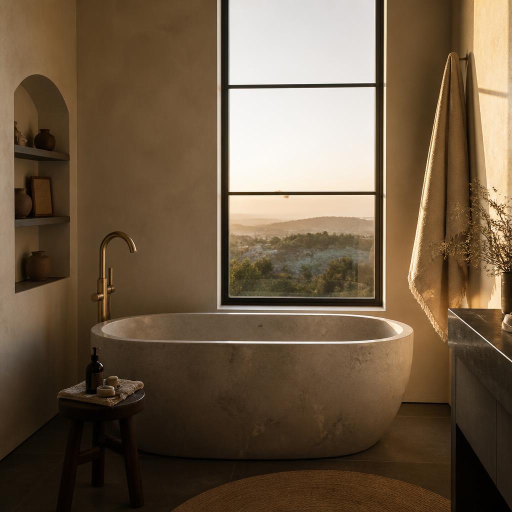 Bath with a view